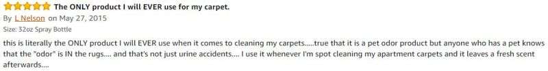  <a href='https://www.mypetpeed.com/review_groups/carpet/'>Carpet</a>, <a href='https://www.mypetpeed.com/review_groups/easy-to-use/'>Easy to use</a>, <a href='https://www.mypetpeed.com/review_groups/joe/'>Joe</a>, <a href='https://www.mypetpeed.com/review_groups/odor/'>Odor</a>, <a href='https://www.mypetpeed.com/review_groups/stains/'>Stains</a>