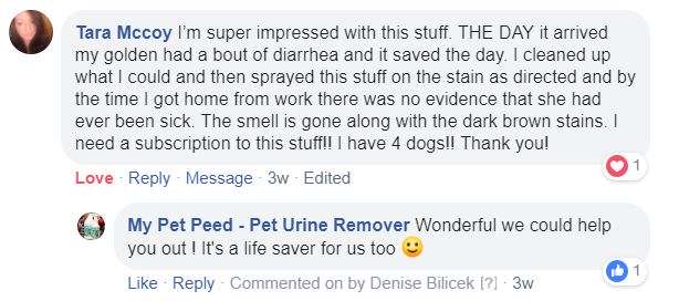  <a href='https://www.mypetpeed.com/review_groups/diarrhea/'>Diarrhea</a>, <a href='https://www.mypetpeed.com/review_groups/dog/'>Dog</a>, <a href='https://www.mypetpeed.com/review_groups/easy-to-use/'>Easy to use</a>, <a href='https://www.mypetpeed.com/review_groups/joe/'>Joe</a>, <a href='https://www.mypetpeed.com/review_groups/odor/'>Odor</a>, <a href='https://www.mypetpeed.com/review_groups/stains/'>Stains</a>